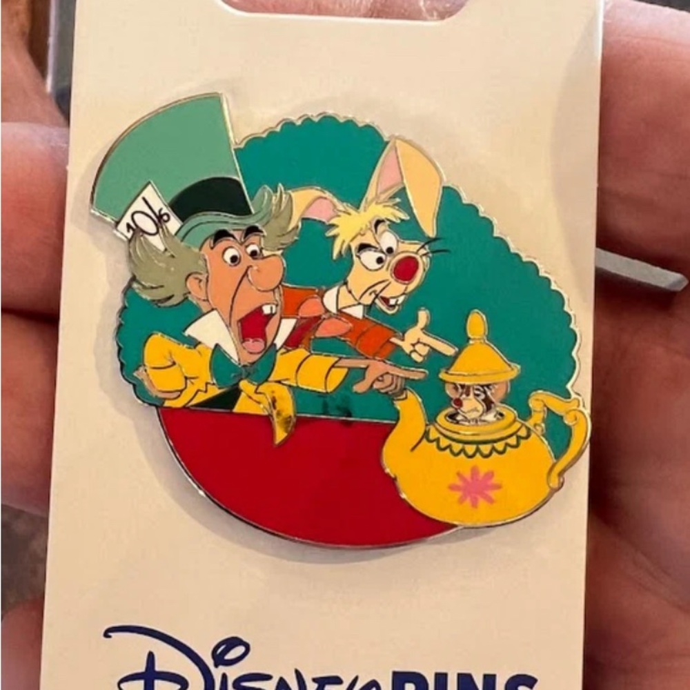 Mad Hatter & March Hare Alice in Wonderland Disney Pin